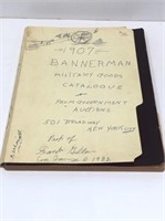 1907 BANNERMAN MILITARY ACUTIONS