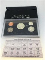 1993 UNITED STATES SILVER PROOF SET
