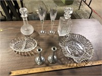DECANTERS AND GLASSWARE