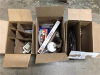 LOT OF 3 BOXES OF MISC