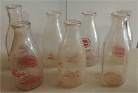 7 Milk bottles
