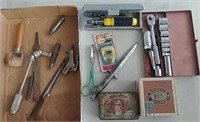 Tools, cigar boxes and others