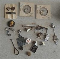 Misc pins, Sterling, and others