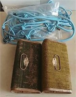 Buggy foot warmers and horse halter/leads