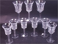 Nine crystal goblets, Compiegne