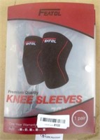 Featol Pair Knee Sleeves Size L