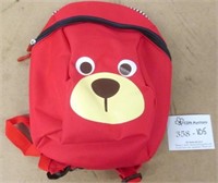 Red Bear Shaped Kid Size Backpack