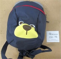 Navy Blue Bear Shaped Kid Size Backpack