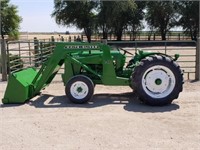 Oliver 550 Gas Tractor with White Oliver Loader