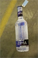 Zima Clear Malt Sign, Approx 9"x30"