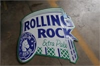 Rolling Rock Sign, Approx 35"x30"
