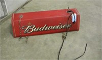 Budweiser Pool Table Light, Approx 39"x14"x12"