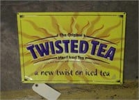 Twisted Tea Sign, Approx 17"x12"