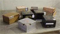 (8) Assorted Cigar Boxes