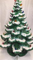 Vintage ceramic light up Christmas tree