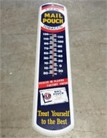 "CHEW MAIL POUCH TOBACCO" THERMOMETER