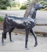 Life Size Bronze Foal Statue Metal Horse Sculpture