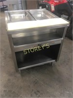 S/S 30" 2 Well Steam Table