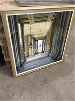 Framed Column Hallway Picture - 43 x 43