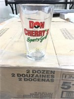 Dozen 16oz Don Cherry Beer Glasses