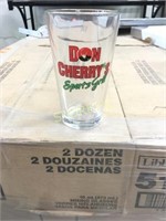 Dozen 16oz Don Cherry Beer Glasses