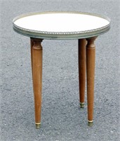 Marble Topped Side Table France Made