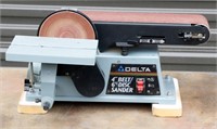 Delta 4" Belt 6" Disc Sander Tested Working