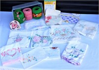 Needlepoint Lot Nice Finished Pieces & Extras