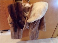 FURS BY TRUESDELL SHAWL, MINK SCARF & OTHER FURS