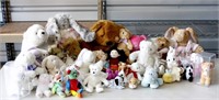 Lots of Stuffed Dolls From Ty to Teddy Bears