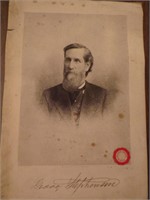 ISAAC STEPHENSON PRINTING PLATE W/ LETTERS