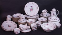 A 90-piece set of porcelain dinnerware,