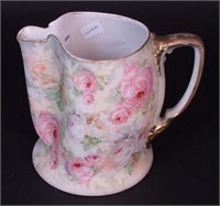 A Royal Bayreuth Tapestry pattern pitcher, 6 1/2"