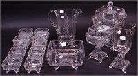 A group of Early American pressed glass