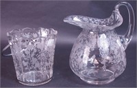 A Rose Point crystal by Cambridge 76-ounce water