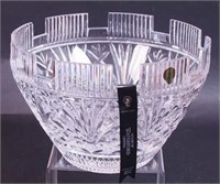 A 10" crystal punchbowl signed Waterford