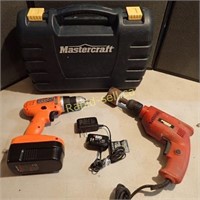 18v Battery Drill & Electric Power Max Drill