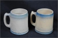 Pair of Salt Glazed Mugs
