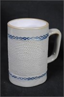 Salt Glazed Mug w/ Cobalt Decoration