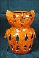 A.R. Cole Pottery Owl Candle Holder
