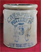 Enterprise Pottery Pa. Salt Glazed Crock