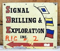 Signal Drilling & Exploration Inc. Metal Sign