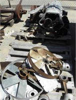 TWO PALLETS OF ENGINE PARTS