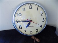 Westclox (Peterborough) Vtg School Clock 15"