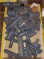 Lot Of Pvc Hose Fittings T Joints Elbows