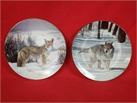 On Watch & Solitude Winter's Majesty Plates
