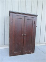 Antique Wooden Two Door Cabinet
