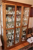 Large oak china cabinet (Curio) does not include