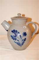 Rowe Pottery 2003 pitcher with lid