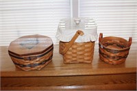 Baskets including Delaware Heritage, D